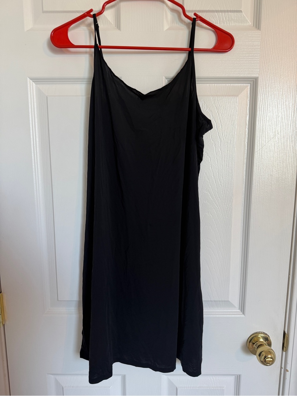 Jockey Black Spaghetti-Strap Slip